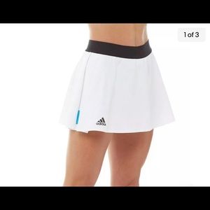 Adidas adidas Womens Escouade Climalite Tennis Skirt White/Black size xs nwt